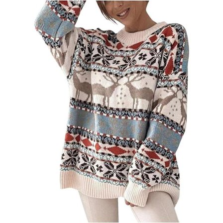 Jule Sweatshirts Søde Sjove Grimme Juletrøjer Til Kvinder