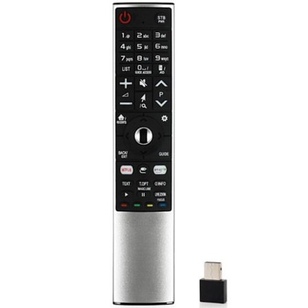 LG The MR-700 Magic Erstatningsfjernkontroll for Smart TV-er Kompatibel med LG AN-MR700 AN-MR600 og LG AN-MR650 Magic Fjernkontroller med NRTFLIX-