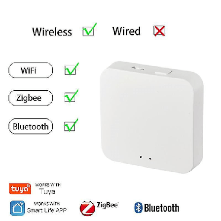 Tuya Zigbee Smart Gateway Hub Multi-modell WiFi Bluetooth Smart Home Smart Life Trådlös Fjärrkontroll
