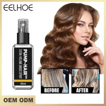Eelhoe hårstylingspray krøllete hårstyling hårspray sterk langvarig frisk duftende bakhårstyling 30ml