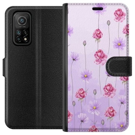 Yhteensopiva Lompakkokotelo Xiaomi Mi 10T 5G Petal Reverie Lilac Mist