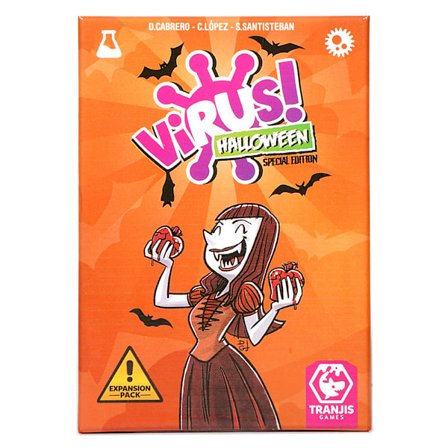 Tranjis Games, Pack Virus & Virus 2 Evolution, Korttipeli, 2 Pakettia, Lautapelikorttipeli Matto - Oranssi