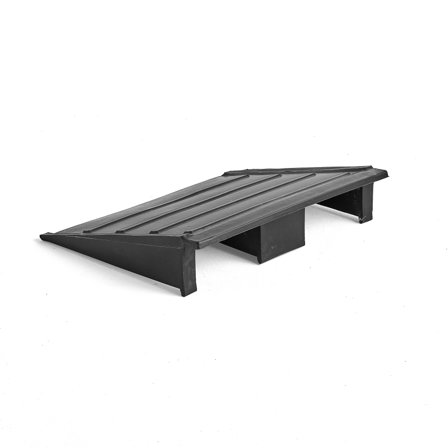 Rampe für Fassstation, 800 x 160 mm, schwarz