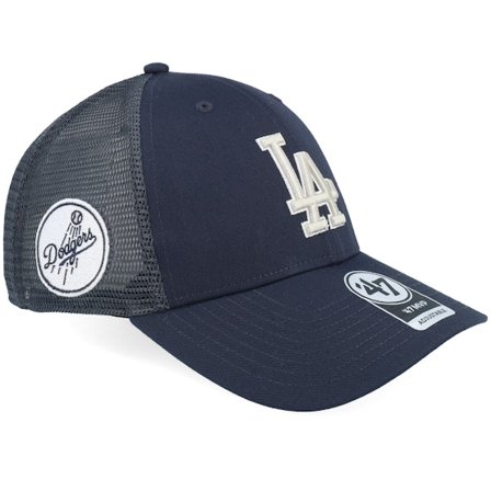 47 Brand - MLB - Blue - trucker - Cap - Los Angeles Dodgers Branson Sure Shot Mvp Navy Trucker - Hatstore