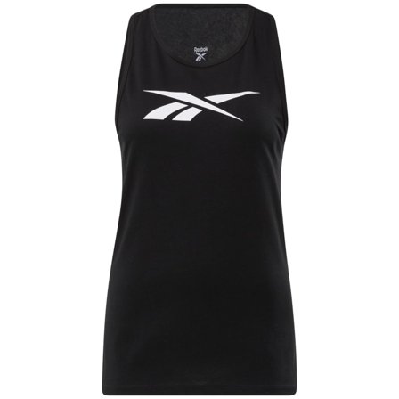 Reebok Women's Training Essentials Graphic Tank Top Women Short sleeved fitness sweater Black XS