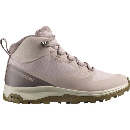 Salomon - Women's Winter Boots Outsnap Waterproof - Etherea / Iron / Coyote Brown - 5