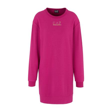 Emporio Armani Ea7, Shirt Dress Paars, Dames, Maat:L