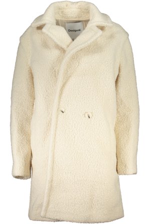 Desigual Cappotto Donna Bianco