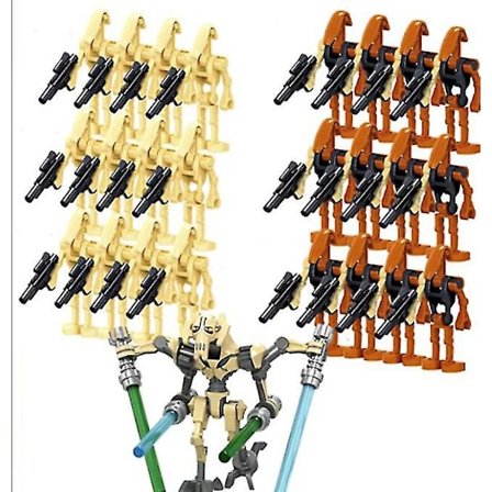Star Wars Battle Droids Byggesæt Mini Actionfigurer Dukke Minifigurer Legetøj Skrivebordsdekoration Til Fans Db