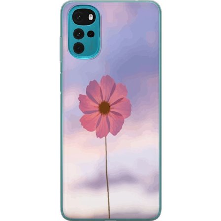 Mobilskal till Motorola Moto G22 med Rosa blomma