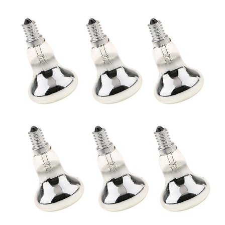 6 stk R50 Ses E14 60W Spotlight Pære Reflektor Spotlys Lyspære For Utendørs Innendørs Belysning