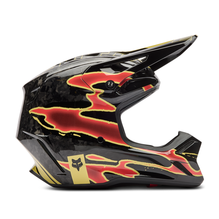 Casco cross FOX V3 RS Inning Nero M