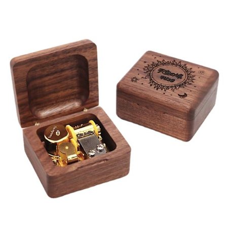 Harry Potter Music Box Retro Walnut Clockwork Music Box
