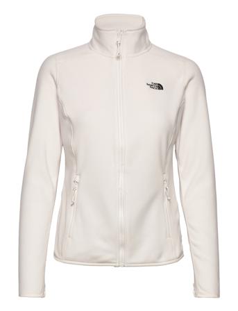 W 100 Glacier Fz - Eu Sweat-shirts & Hoodies Fleeces & Midlayers Creme The North Face