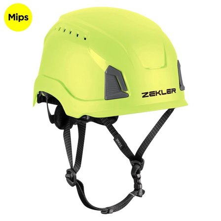 Zekler Zone Mips Hi-Vis Gul Sikkerhedshjelm med 12 ventilationshuller Hi-Vis gul, Hovedværn