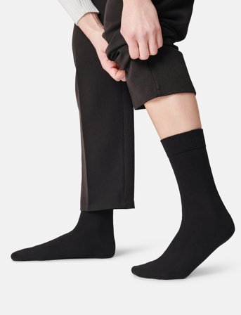 Danish Endurance Merino Dress Socks 3-Pack - Black - 35-38