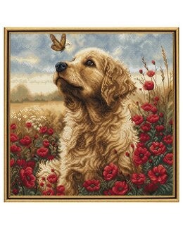 Broderikit Billede Den Blomstrende Mark - Luca-S