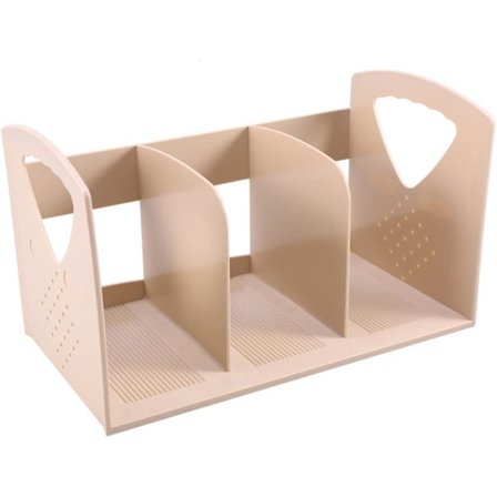 Tidningsstativ Praktisk Bogreol Skrivebordsbogreol Organizer Træbogholder Bogreol til Skrivebord Bogreol Bærbar Khaki