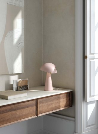 Align bordlampe - dusty pink