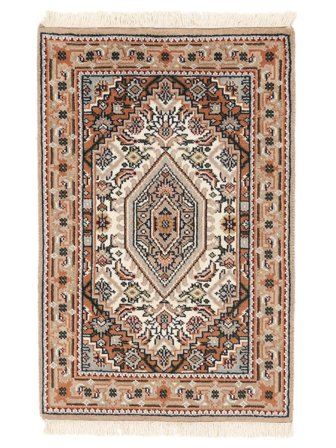 Oriental Bidjar Indo Rug 60X90 Brown/Beige Wool, India