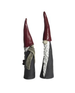 Juldekoration Tomten Den Långa Och Mor 2-Pack Svart/grå - Jul - Nääsgränsgården