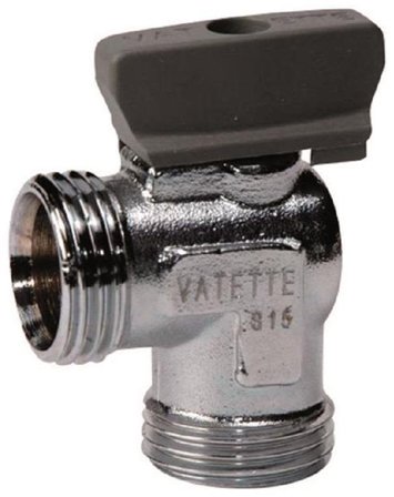 Vatette FG074050308 Kuleventil med vinkelgrep, utvendig gjenge, Installasjon