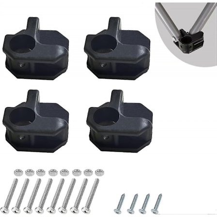 Ersättningsfötter för campingstol, 4-pack, kraftiga reparationsfötter kompatibla med hopfällbar stol