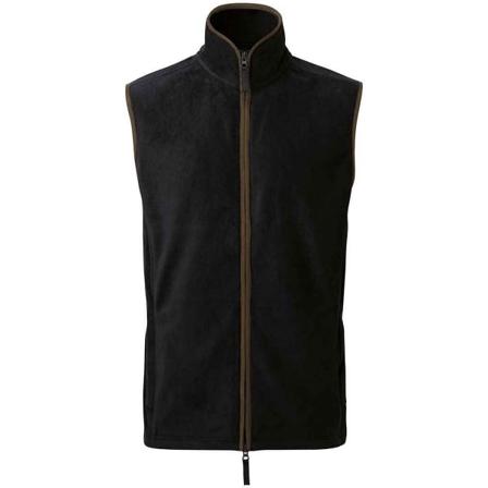 Premier Man Artisan Fleece Oversized Gilet 3xl Svart/brun