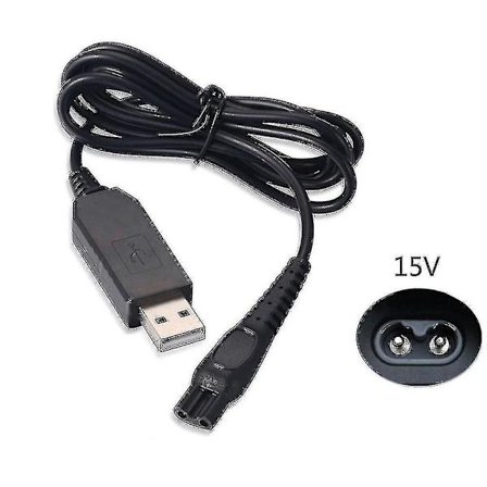 Erstatning til Phillips Series 5000 S5531 Hq8505 Shaver Billader Kabel Oplader Kabel (FMY)