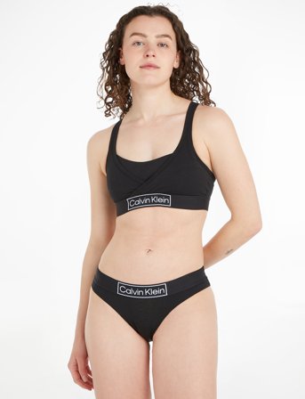 Calvin Klein Unlined Bralette (Maternity) - Black - XS