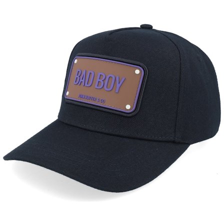 John Hatter & Co - Svart adjustable Caps - Baseball Bad Boy Black A-frame Adjustable @ Hatstore