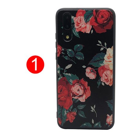 Blommiga skal f r Huawei P20 Pro