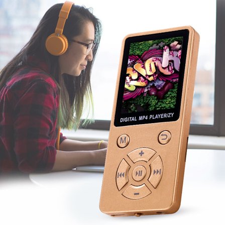 Mini LCD Skærm MP4 Mediespiller Understøtter 32G TF Kort Ultra Tynd Mp4 Afspiller med FM E-bog