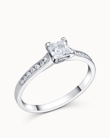 Marianne Laboratoriedyrked Diamanthalskæde 950 Platin Laboratoriedyrked Diamant 0.50 Carat - smykker fra Vanbruun