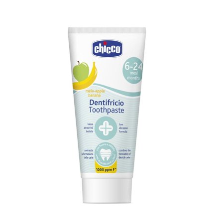 Chicco Dentifricio 6-24 Mesi Gusto Mela-Banana Con Fluoro 50ml