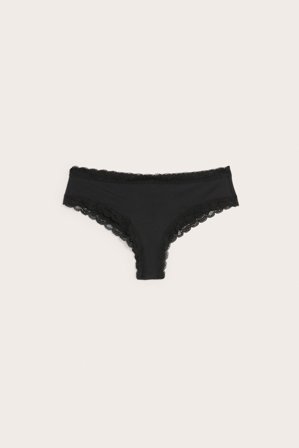 Kappahl | Majtki cheeky Czarne XS | Czarne