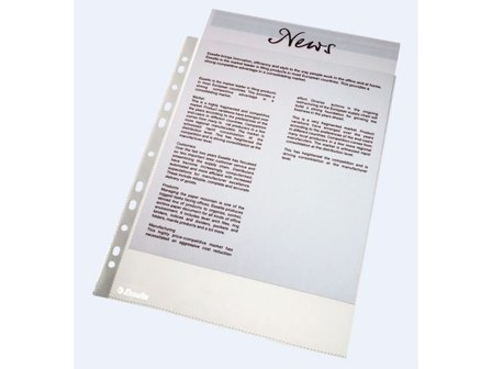 Esselte Plastficka PP A4 0,06 klar 100/fp - Lyreco - Kontorsmaterial - Mappar och plastfickor - Plastfickor - Öppen överkant