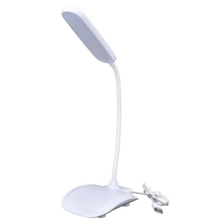 LED-bordslampa, hopfällbar ögonvänlig nattlampa, läslampa, USB-driven skrivbordslampa för sovsal sovrum