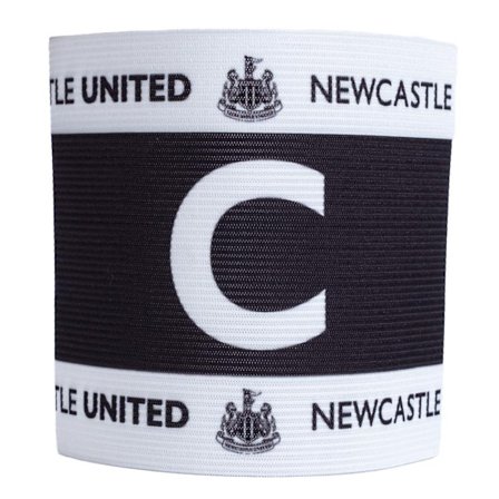 Newcastle United FC Crest Captains Armband One Size Vit/Svart