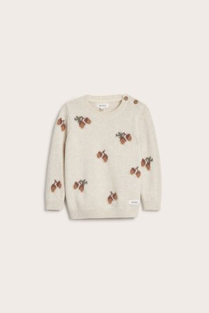 Newbie | Jakardineulepusero | Meleerattu beige