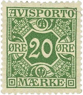 Danmark 1914 - Avisportomærke AFA 16 - Ubrugt