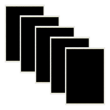 6 stk. Lasergravering Markeringspapir, 38,1 x 27 cm Svart Laser Dimming Papir, for Fiberlasermarkering og Gravering