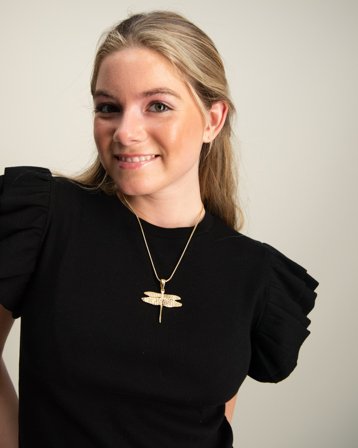 IOAKU SINGLE CHAIN MINI DRAGONFLY Kultainen Korut Tytöt - Kids Brand Store