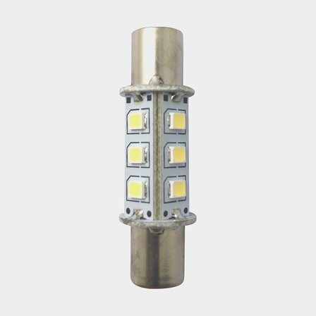 1852 LED-lanternlampa BS43 Ø13x42mm 10-36Vdc, 2 st