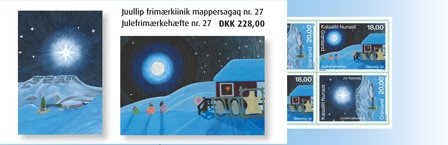 Grønland - Julen 2022 - Postfrisk selvklæbende hæfte