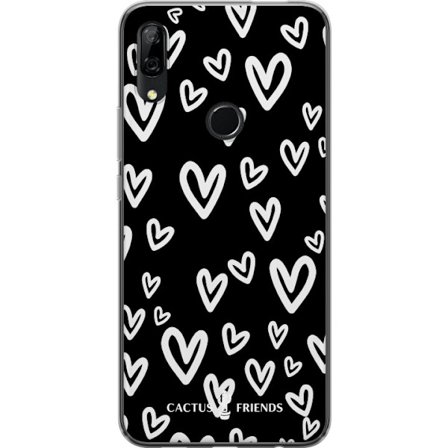 Yhteensopiva Puhelinkuori Huawei Huawei P Smart Z Cactus and Friends - Handdrawn Love Chaos