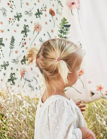 Elodie Details Bamboo Muslin Blanke - Meadow Blossom - White - ONE SIZE
