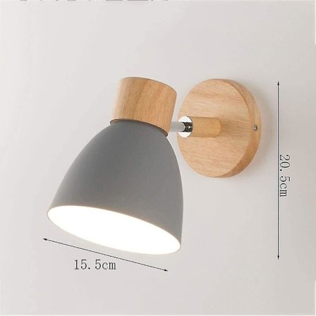 Nordisk metalljärn Macaron sovrum sänglampa vägglampa vägglampa