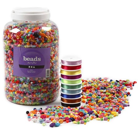 Creativ Company Perler og Smykkeelastikk Storpakke