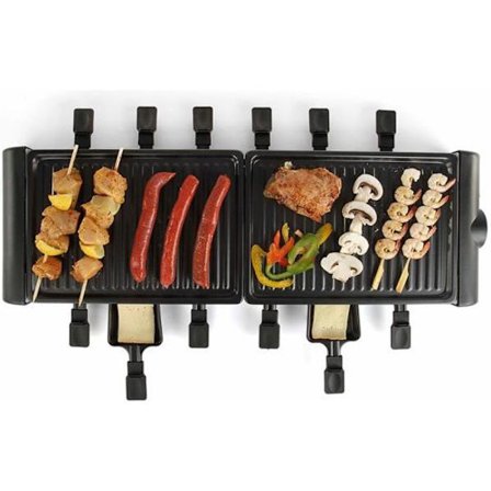 LIVOO DOC185 Raclette maskin 12 personer - Svart